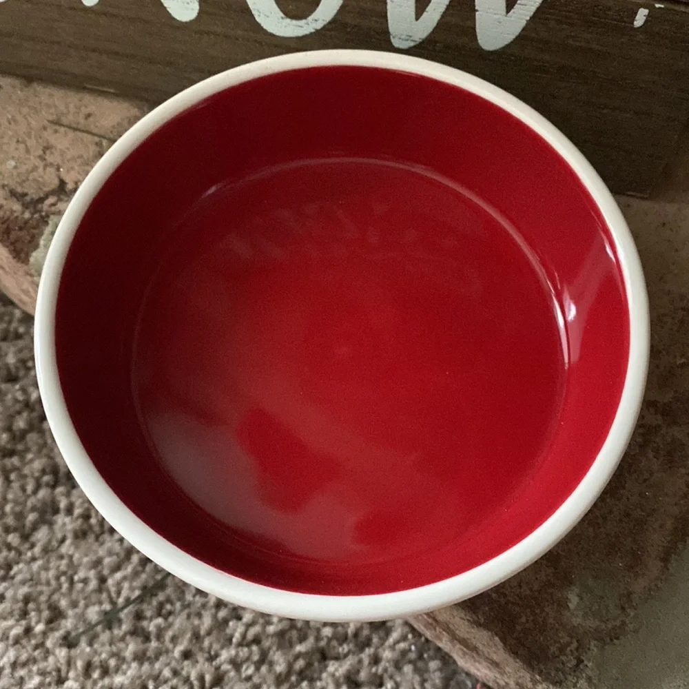 Brand new with sticker RAE DUNN small sip cat/dog dish